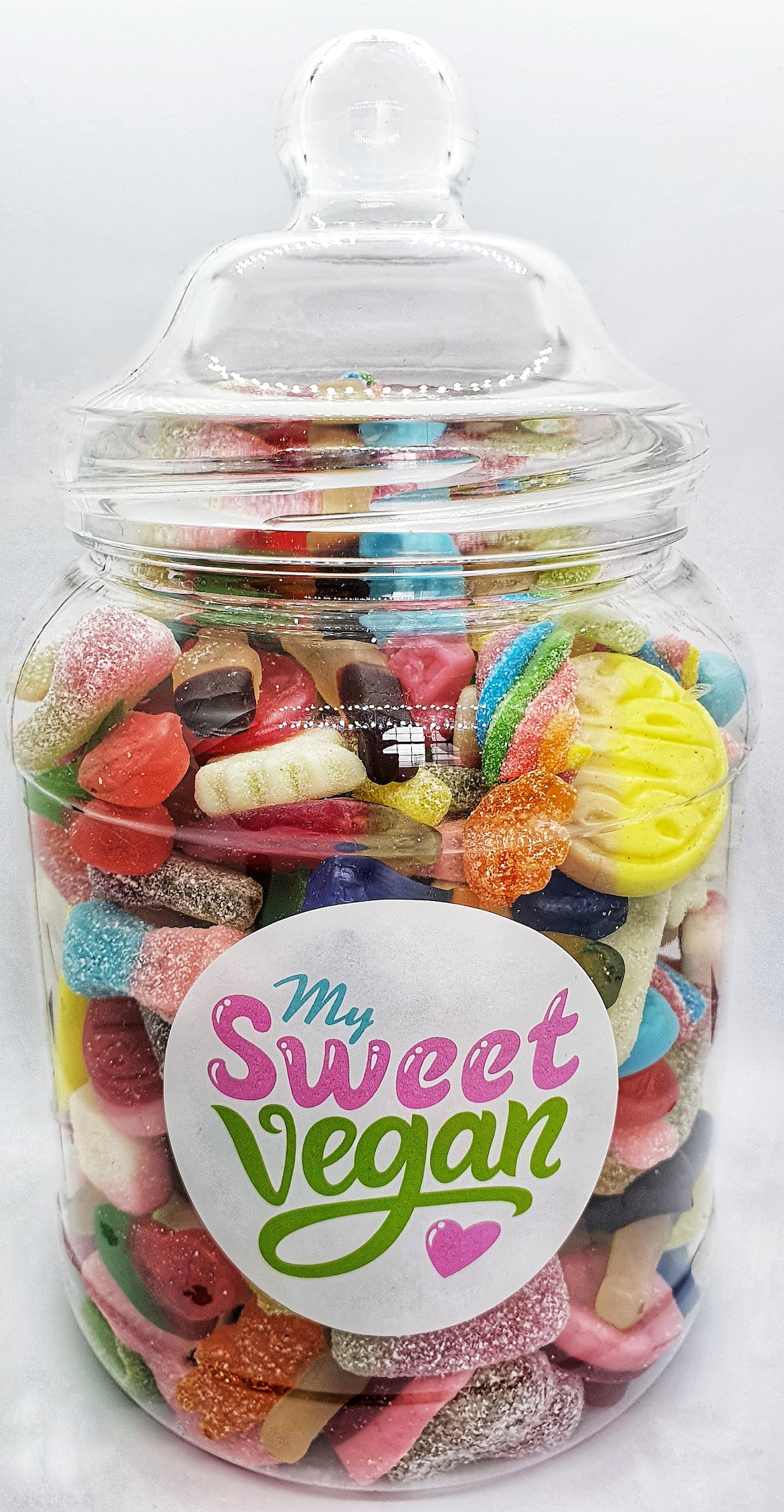 1.4kg Vegan Pic & Mix Sweets Jar Huge Jar for Sharing Etsy