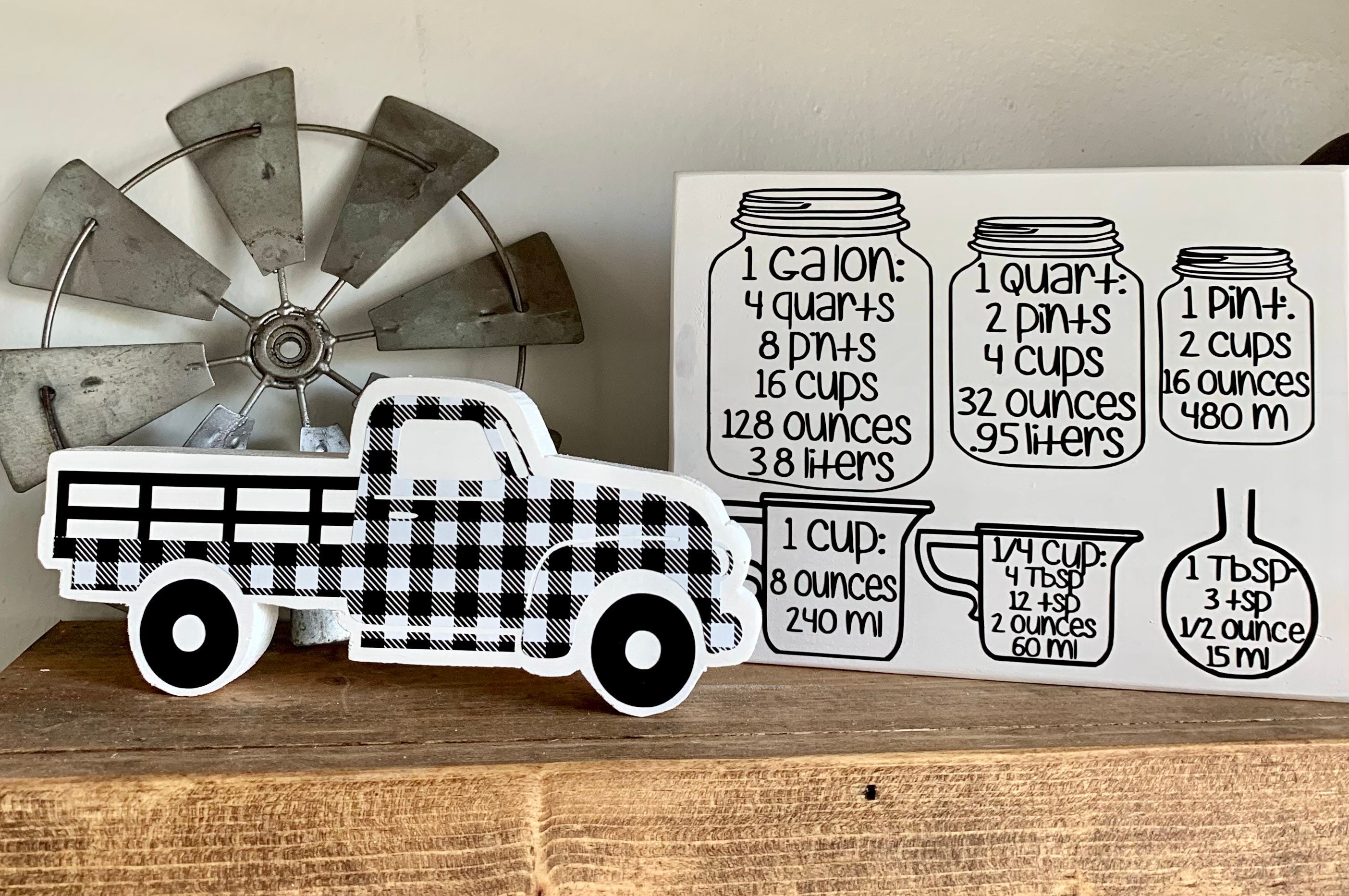 Wood Truck / Farmhouse Truck Decor / Holiday Truck / Home | Etsy