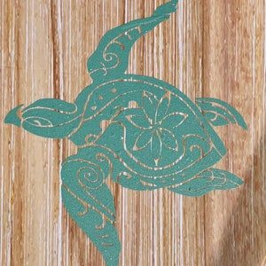 Turtle decal / ocean decal / sea turtle decal