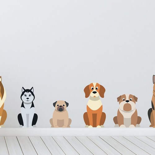 Grooming Salon Wall Decor Dog Decals Veterinary Decals Pet Etsy