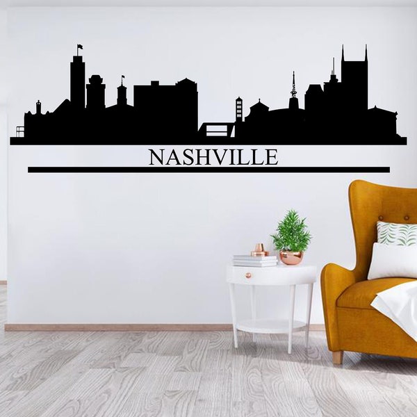Nashville Decal Etsy