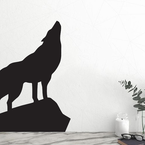 Wolf Wall Decal - Etsy