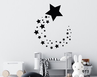 Kids room stars decoration wall decal stickers wall art decor stars lover home decor boy mom vinyl bedroom Play room girls kids son 676ES