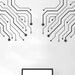 Circuit Board Wall Decal, Technology Vinyl Wall Art Decals, Gamer Room ...
