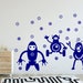 Binary Code Wall Decal, Technology Vinyl Wall Art Decals, Gamer Room ...