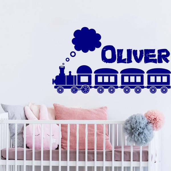 Train Wall Decal Etsy