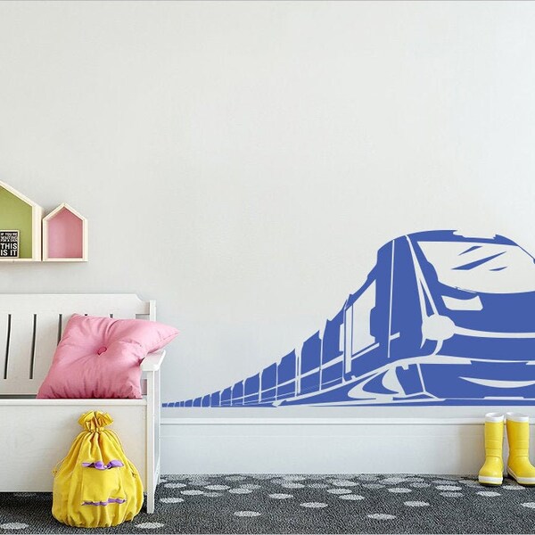 Train Wall Decal - Etsy