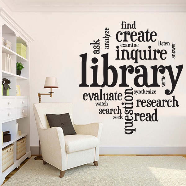 Library Wall Art - Etsy