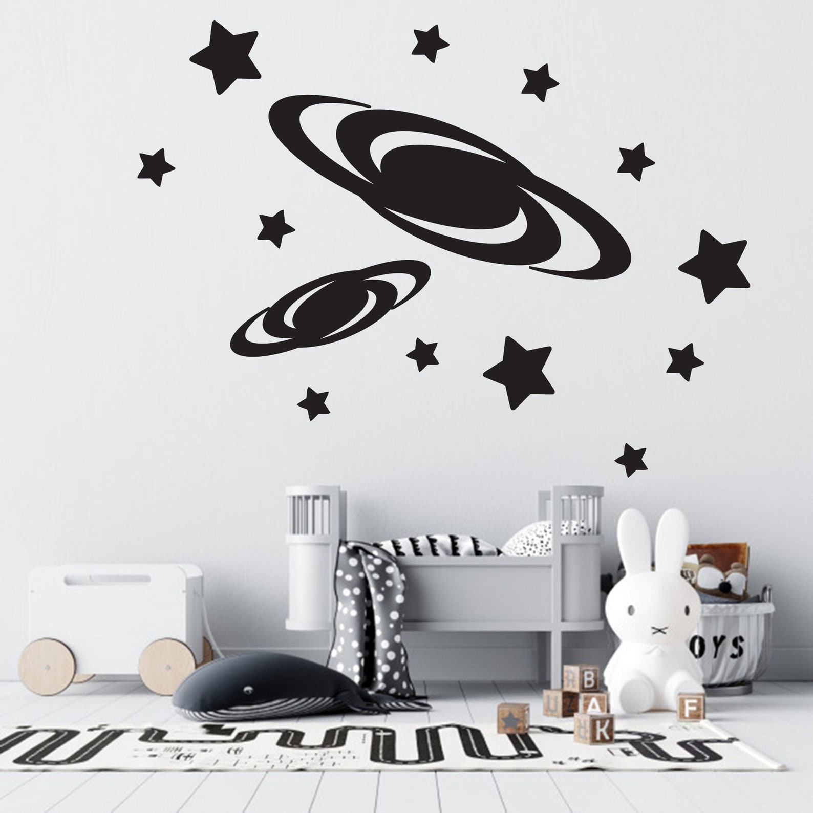 Galaxy Wall decals Kids room decoration Mystical with Etsy