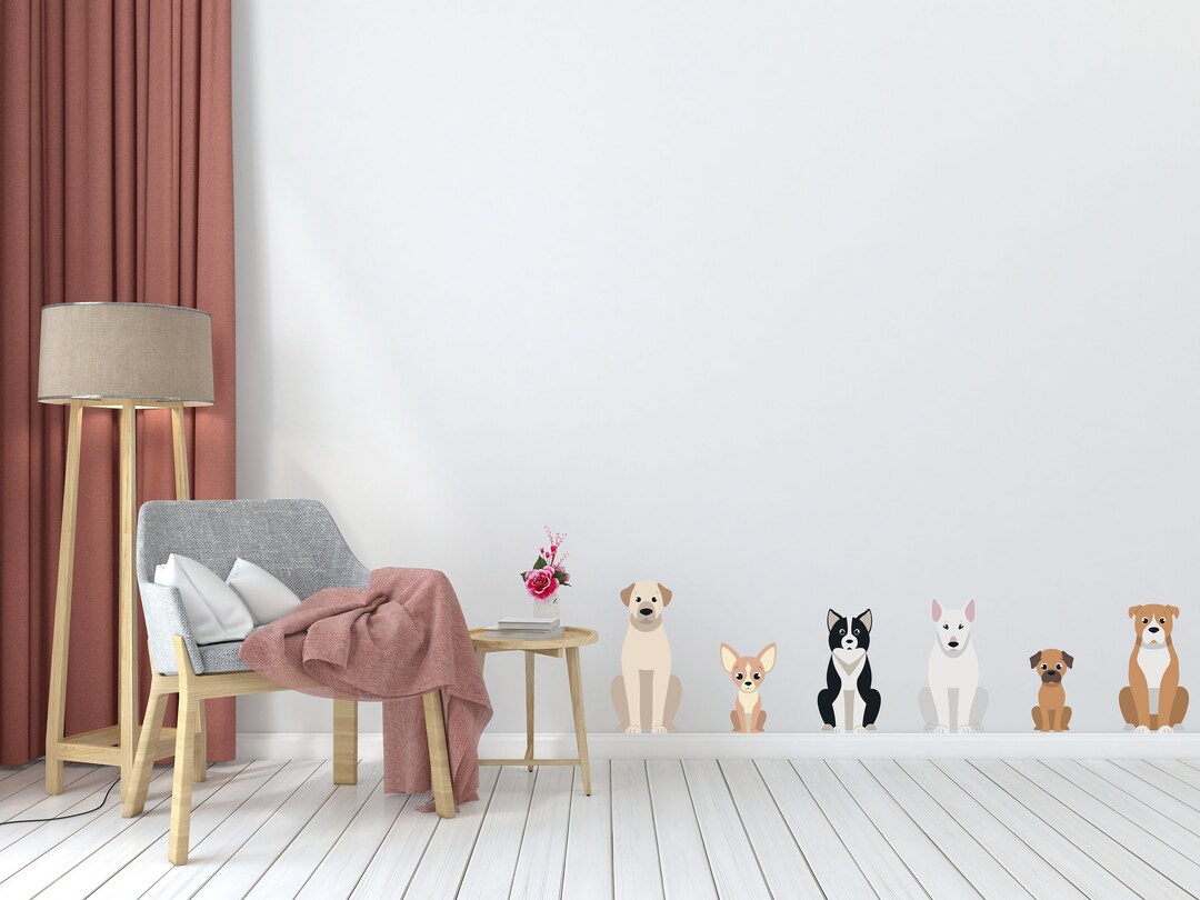 Dog Wall Decals, Grooming Wall Decor, Veterinary Decals, Pet Lover Gift