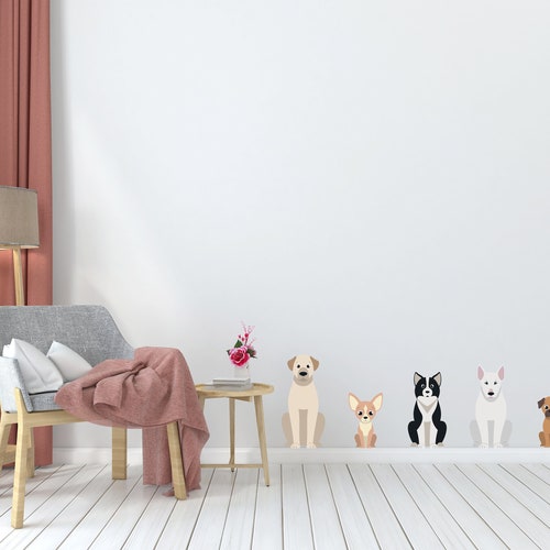Dog Wall Decals Grooming Wall Decor Veterinary Decals Pet Etsy
