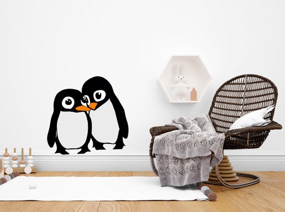 Adhesivos infantiles vinilos decorativos pinguinos