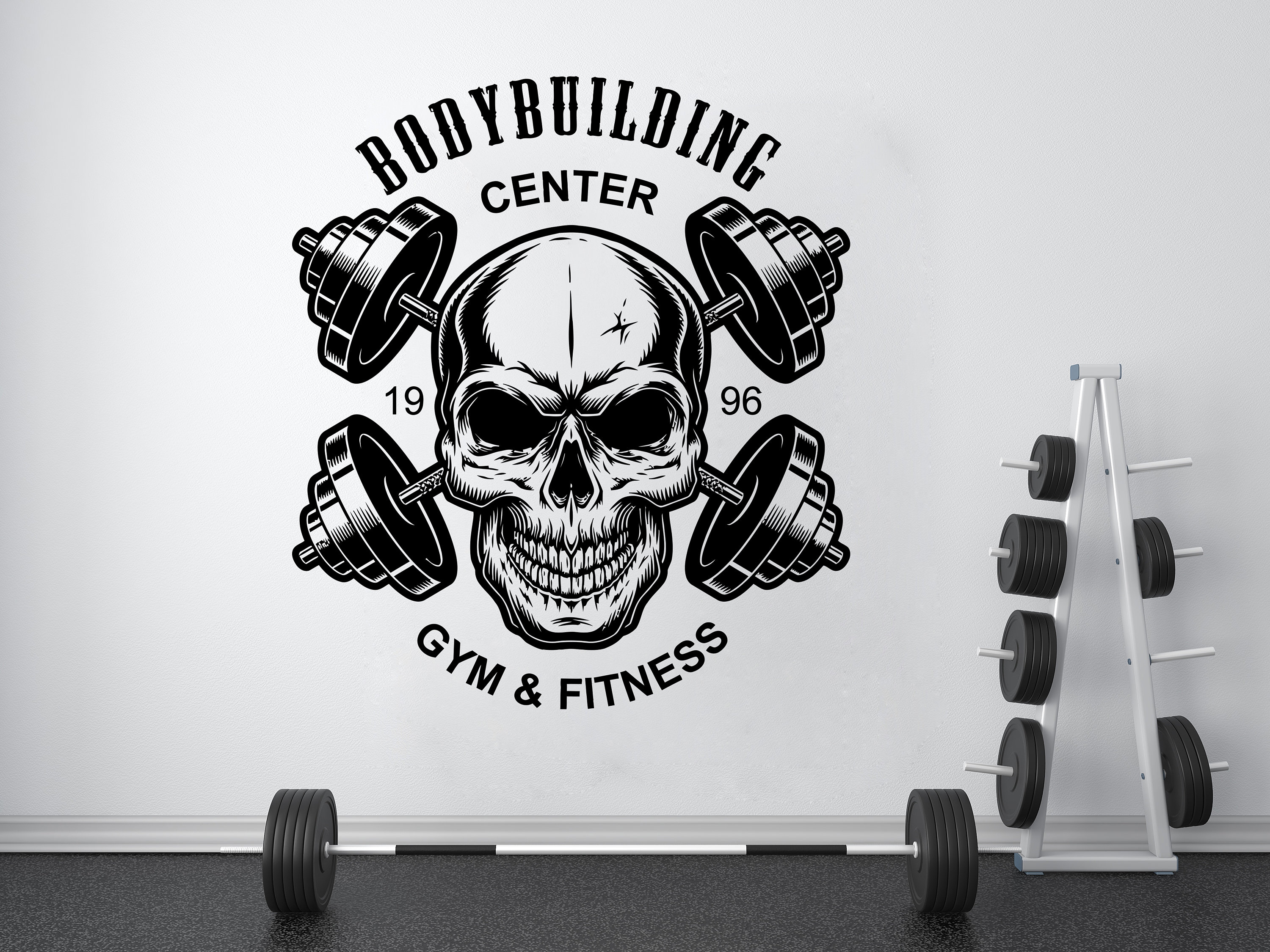 Gym Wall Decal Custom Fitness Decor Workout Art Vinyl Gorilla Gym Quote  Stickers Bedroom Gym Workout Girl Motivation Crossfit Logo 4488BS -   Israel