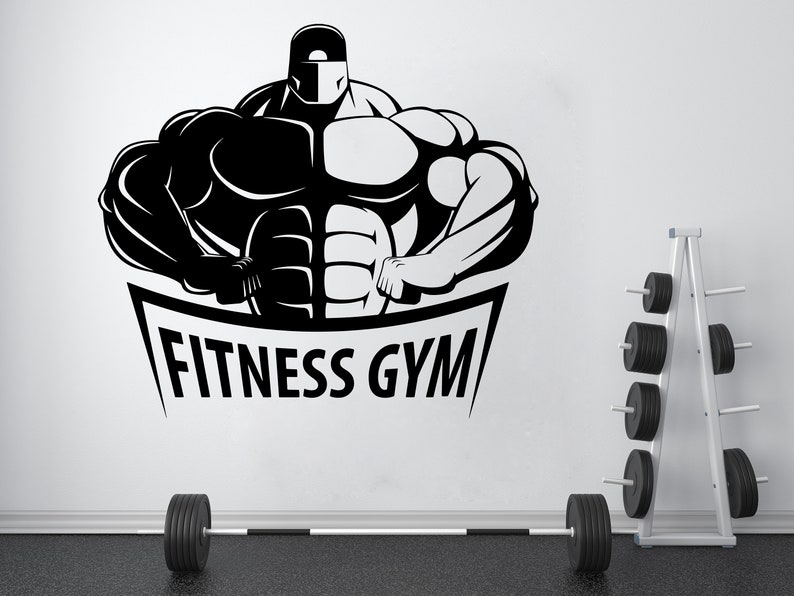 Gym Wall Decal Custom Fitness Decor Workout Art Vinyl Gorilla Gym Quote Stickers Bedroom Gym Workout Girl Motivation Crossfit Logo 3947BS