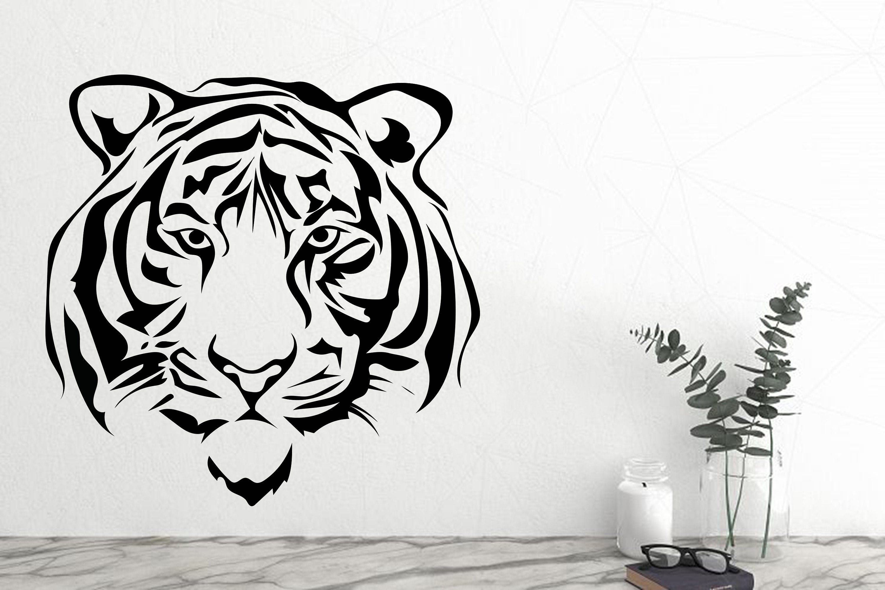 Cat Jungle Zoo Animal Tiger Wall Decal Decor Art Sticker Vinyl
