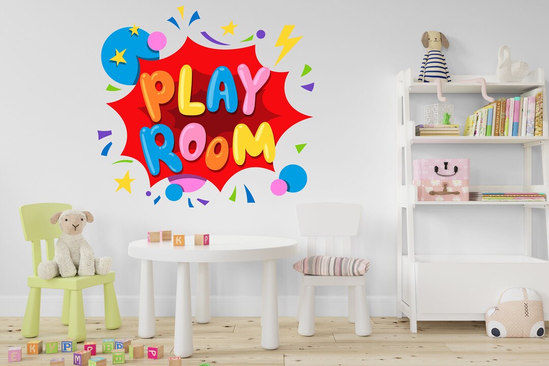 Play Room Sign Wall Art Decal Kids Room Decor Play Room - Etsy