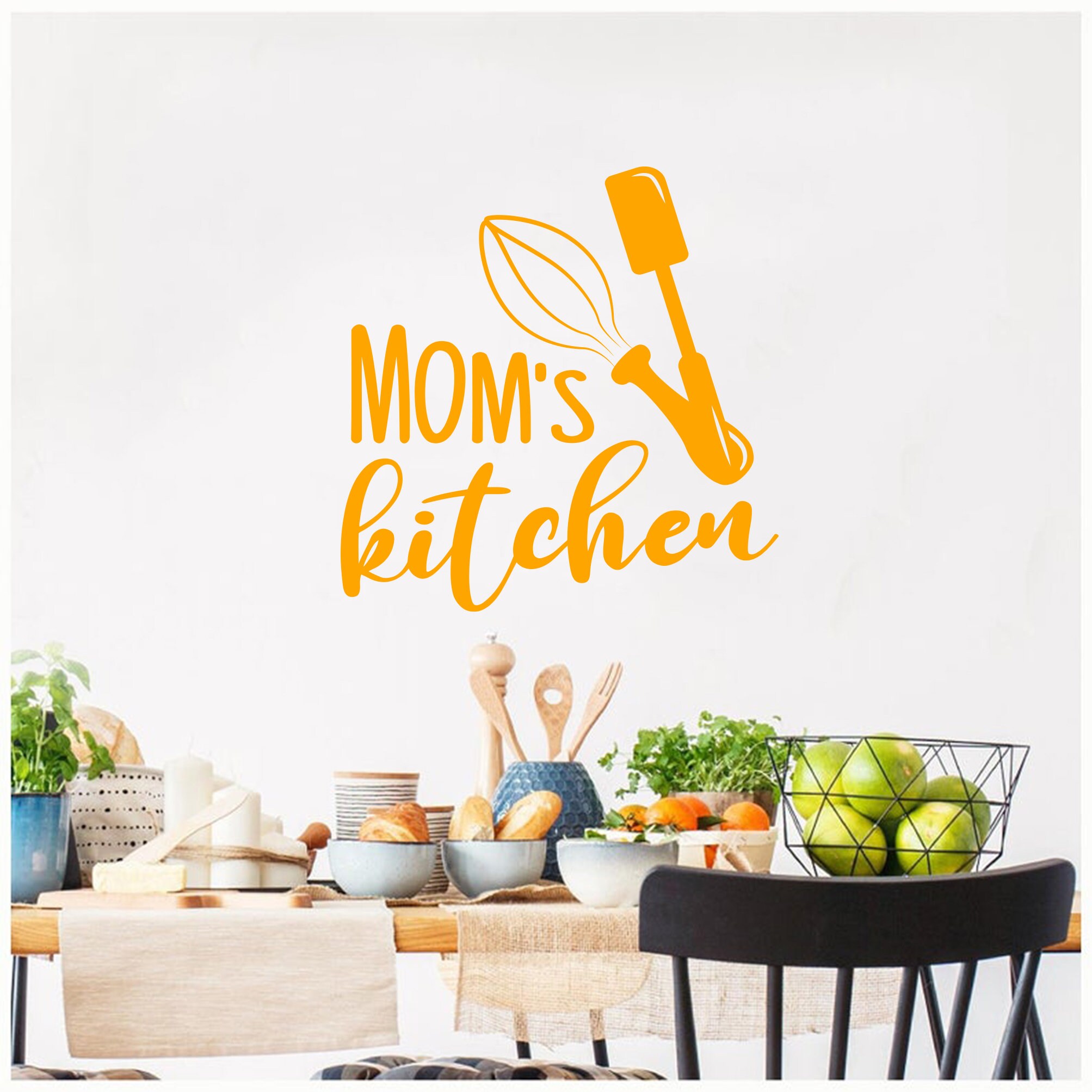 Mama Küche Wandaufkleber Küche Zitate Dekor Essen | Etsy