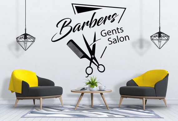 Barber Wall Decal Gentlemens Barber Shop Wall Decor Man Salon - Etsy Norway Barber Wall Decal Gentlemens Barber Shop Wall Decor Man Salon - Etsy Norway