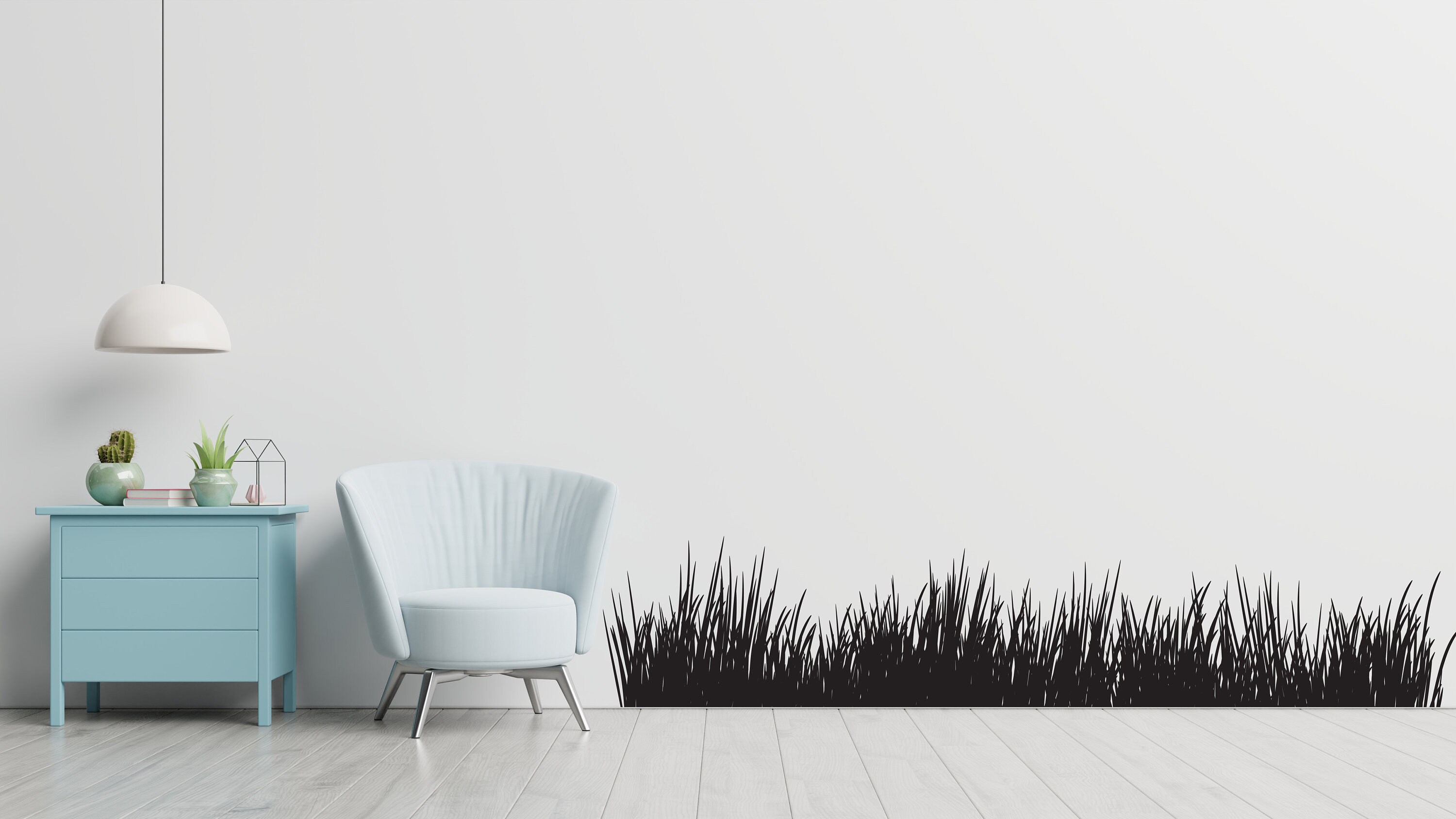 Grass Wall Decor Grass Wall Decal Border Nursery Wall Decal Etsy