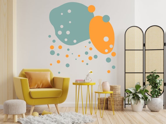 Circle wall stickers discount