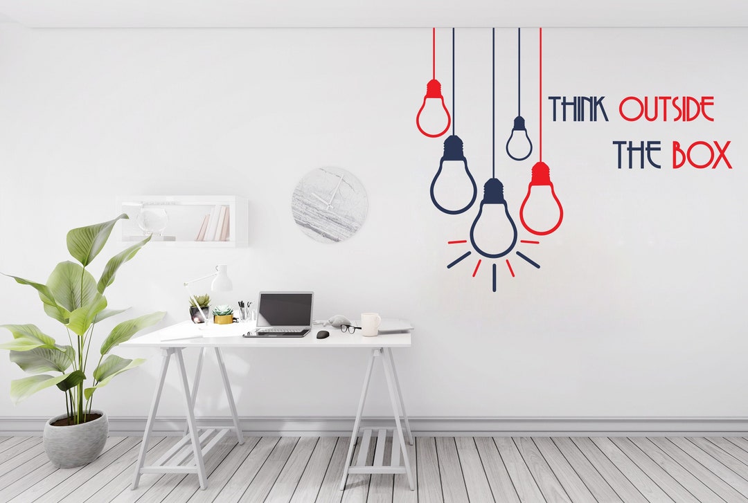 Idea Lightbulb Motivation Teamwork Success Wall Decalwork Office Wall