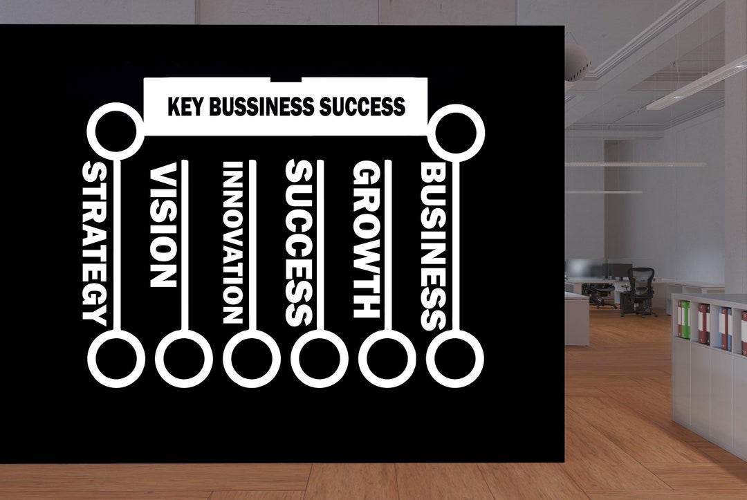 Work Office Wall Decal, Business Wall Decal Decoration, Office Wall