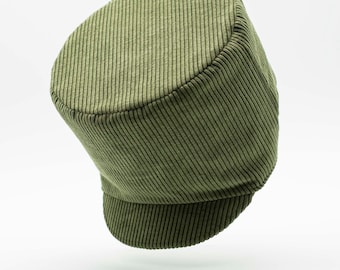 Berretto Militare Impermeabile Verde Scuro, Berretto Da Cadetto Da Uomo, Cappello In Stile Militare, Cappello Militare Vegano Hatsquare Castro Cap, Cinturino Da Cacciatore - Italia - Foto 7