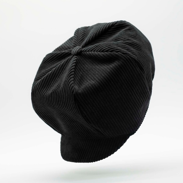 Dreadlocks cap anthracite / black corduroy