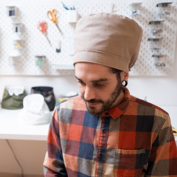 Dreadlocks Hat / Cap Beige Without 