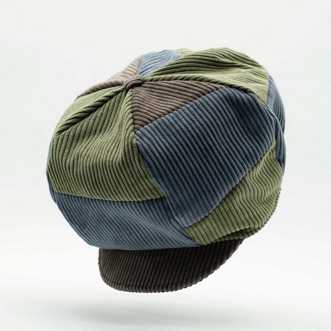 Vintage Rasta Hat Special Dreads Blue Brown Khaki Corduroy - Etsy