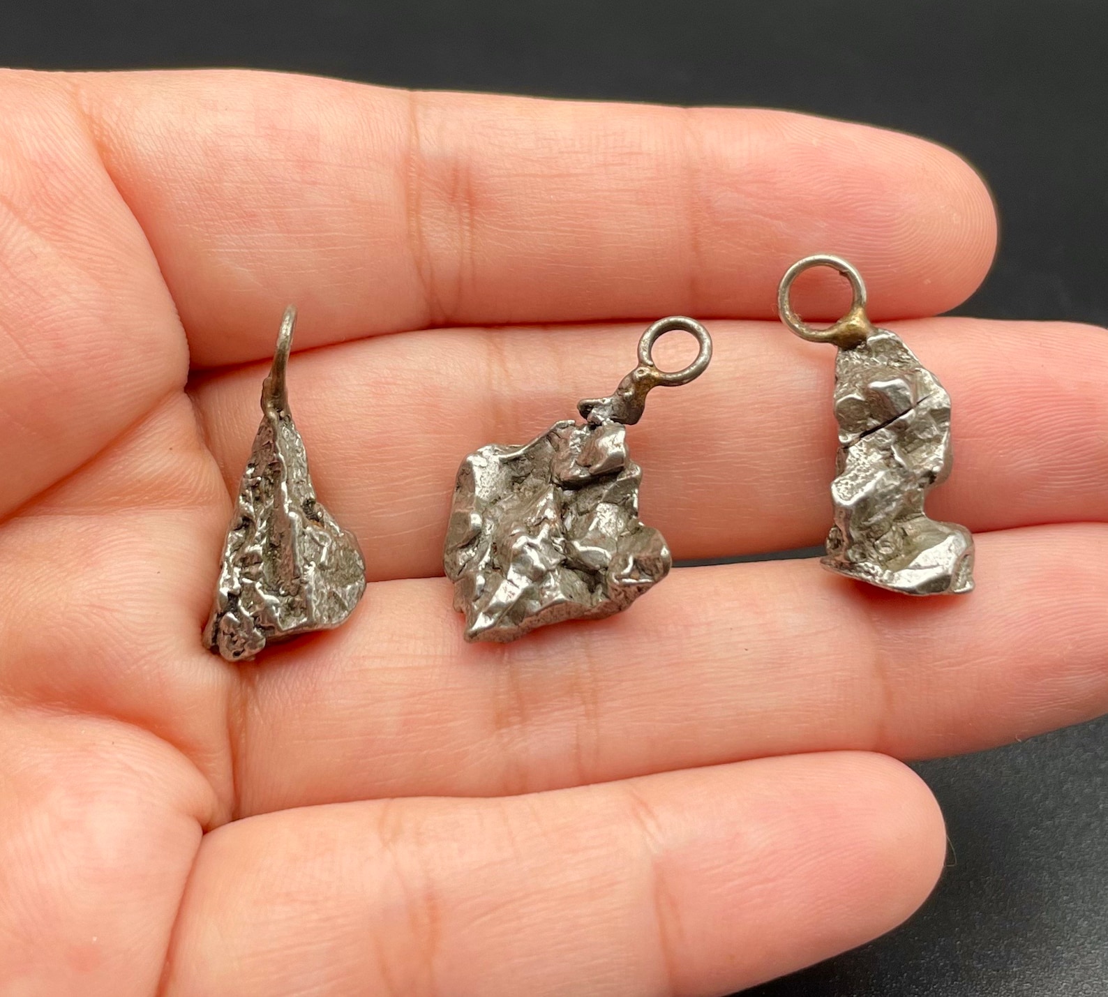 Genuine Iron Meteorite Jewellery Gebion Meteorite Pendant Etsy