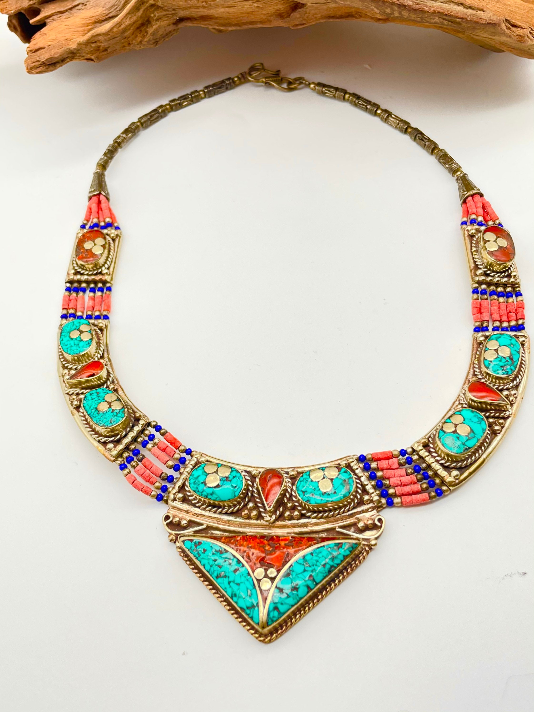 Nepali Jewellery Tibetan Jewelleryboho Jewellery Turquoise - Etsy