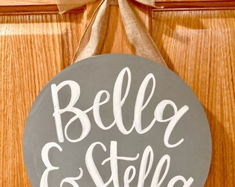 Custom Roommate Names Sign, Dorm Decor, Door Decoration