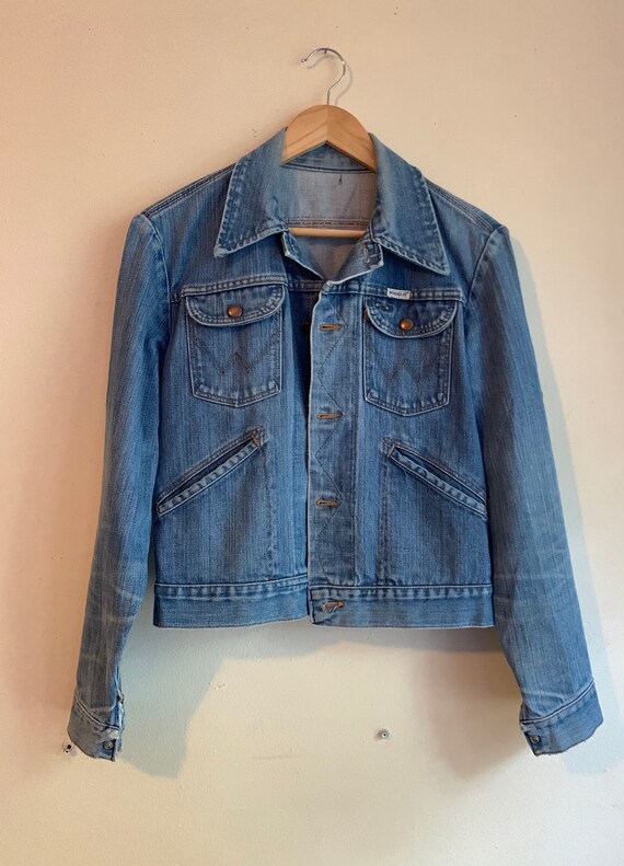 Vintage Wrangler Denim Jacket | 70s Wrangler Denim