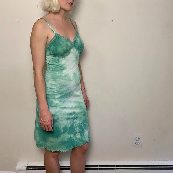 Tie Dye Slip Dress M | Vintage Tie Dye Slip Dress