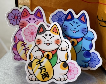Maneki Neko Decal