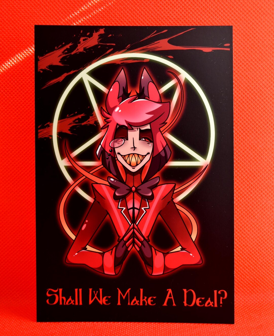 Alastor Mini Print - Hazbin Hotel - Etsy