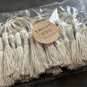 Lotto 10 nappine giummo segnaposto matrimoni, battesimo, laurea, compleanno, NATELE orecchìni. 10 tassels CHRISTMAS