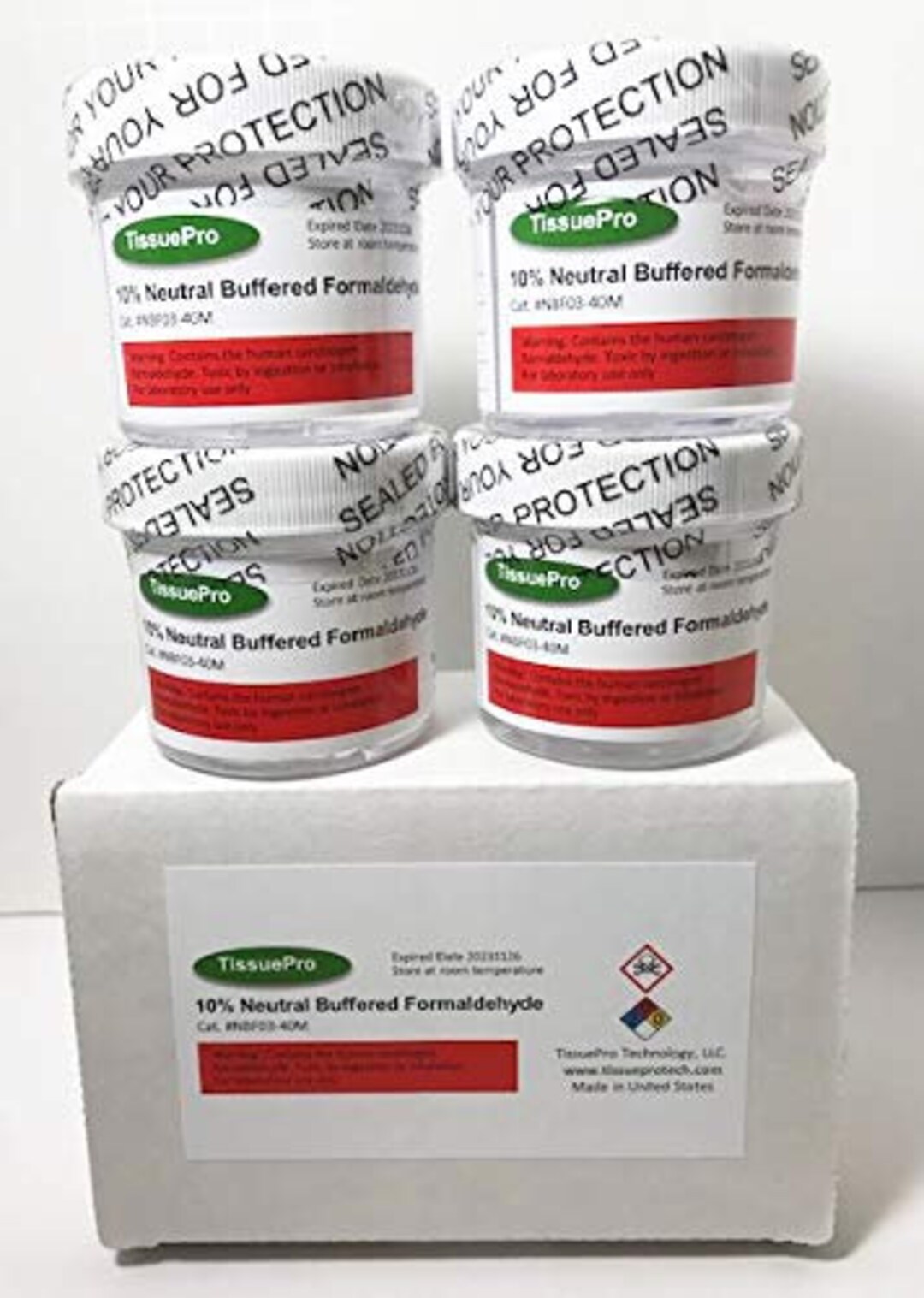 thumbnail image 2 of TISSUEPRO 10% Neutral Buffered Formalin – 40ml, Pack Of 1, Made In USA, Biological & Dental Lab Grade 2 of 5