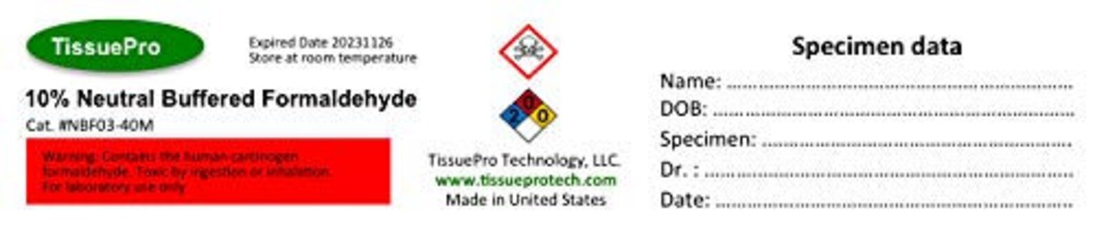 10% Neutral Buffered Formalin 40 Ml (pack of 4) - Etsy