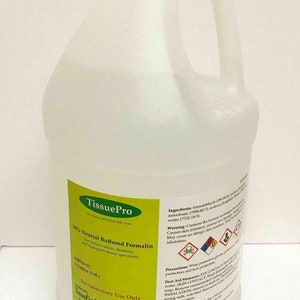10% Neutral buffered formalin 1 Gallon Round (3.8 Liters) FREE SHIPPING