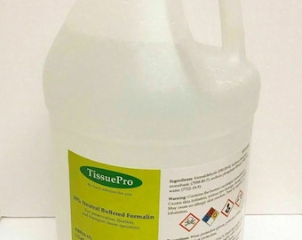 10% Neutral buffered formalin 1 Gallon Round (3.8 Liters) FREE SHIPPING