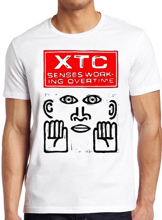 XTC Senses Working Overtime T Shirt B1573 New Wave Rock