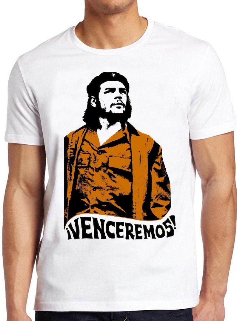Ernesto Che Guevara T Shirt 8011 Venceremos Poster Retro Cool Top Tee image 1