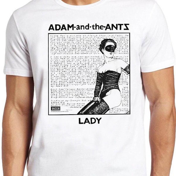 Adam en de Mieren Lady T Shirt B1146 70s New Wave Retro Cool Top Tee