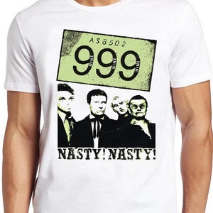 Nasty Nasty 999 T-shirt B1410 Rock Retro Cool Top T-shirt