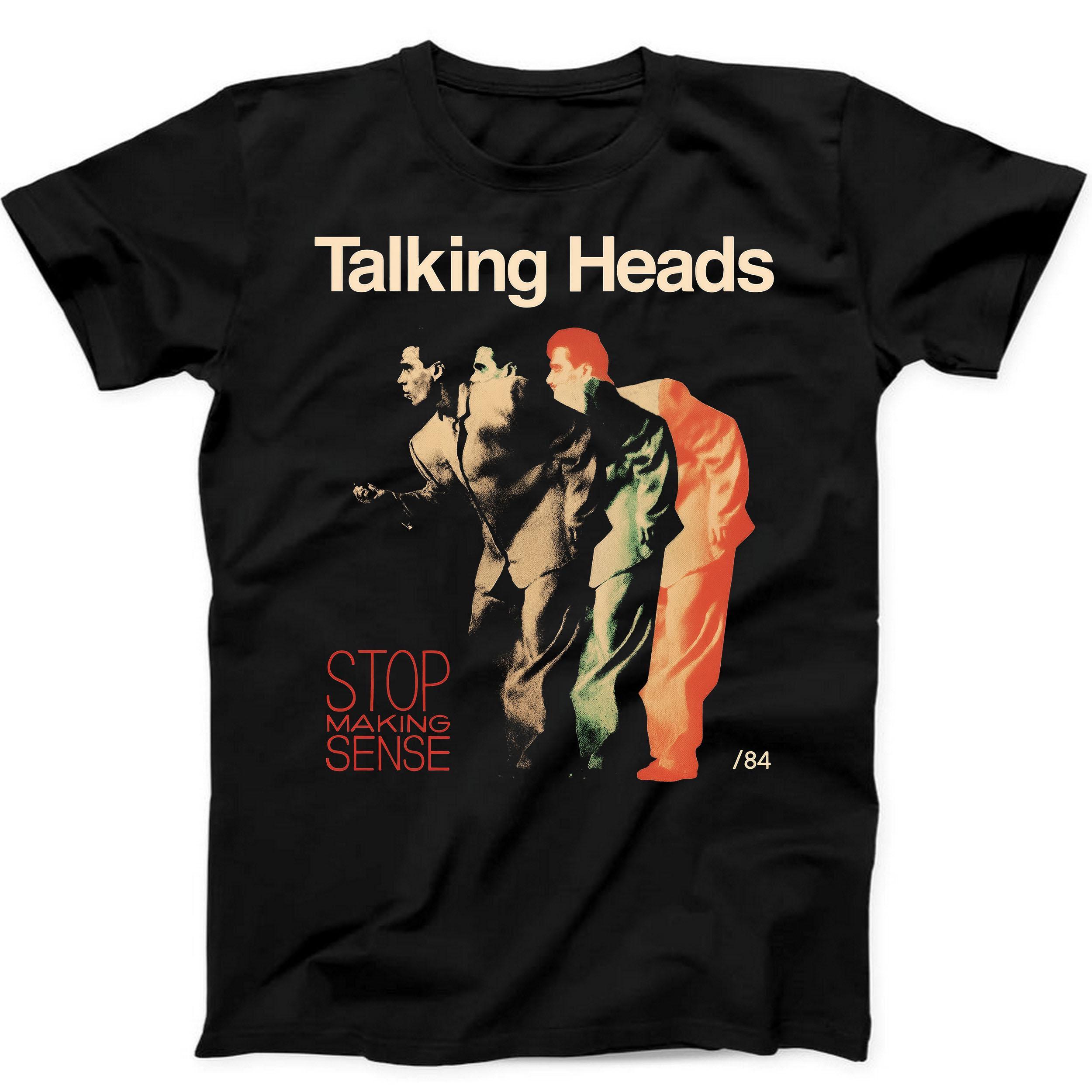Talking Heads Stop Making Sense 84 Punk Rock Music Gift Tee Black
