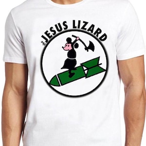 Camiseta The Jesus Lizard B2795 Mouse Rock Punk Music Retro Cool Top Tee
