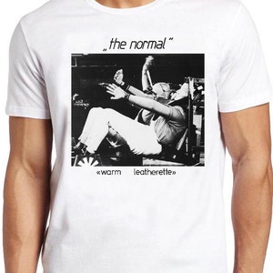 The Normal  Warm Leatherette T Shirt B1806 New Wave Top Tee
