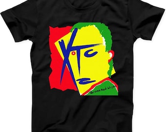 XTC Drums and Wires New Wave Rock Music Gift  Black T Shirt B62
